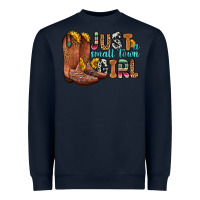 Navy just a small town girl Heavyweight Sweatshirt - Zillion Design Studio