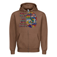 Chestnut it's in my dna Zipper Hoodie - BundleAndBundleShop