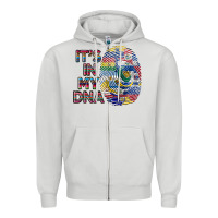 Dove Grey it's in my dna Zipper Hoodie - BundleAndBundleShop
