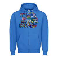 True Royal it's in my dna Zipper Hoodie - BundleAndBundleShop