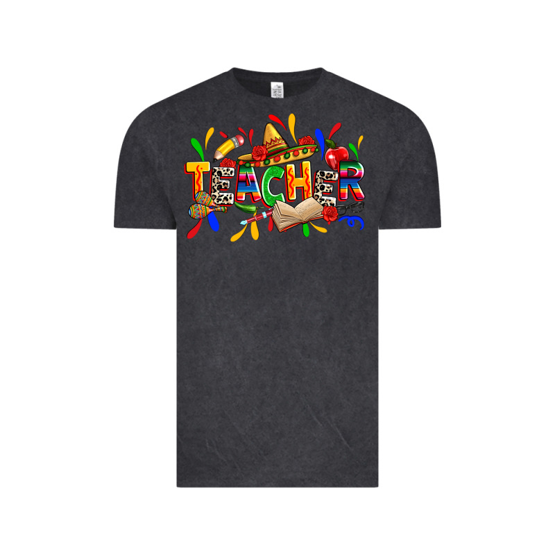 Cinco De Mayo Teacher Vintage Tee by Zillion Design Studio | Teevron
