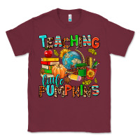 Burgundy christmas jolly teachers Classic Tee - AdoDesignShop