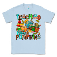 Dusty Blue christmas jolly teachers Classic Tee - AdoDesignShop