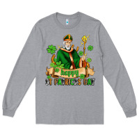 Heather Grey happy st patricks day with st patricks Long Sleeve Tee - AdoDesignShop