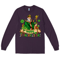 Plum happy st patricks day with st patricks Long Sleeve Tee - AdoDesignShop