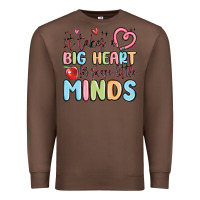 Chestnut it takes a big heart for shape little minds Premium Sweatshirt - MaliasSmallBusiness