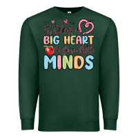 Sports Green it takes a big heart for shape little minds Premium Sweatshirt - MaliasSmallBusiness