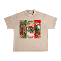 French Oak Virgin Mary and San Judas Urban Heavy Tee - CTS Tumbler Store