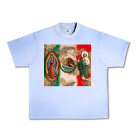 Grape Ice Virgin Mary and San Judas Urban Heavy Tee - CTS Tumbler Store