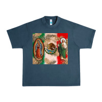 Midnight Navy Virgin Mary and San Judas Urban Heavy Tee - CTS Tumbler Store