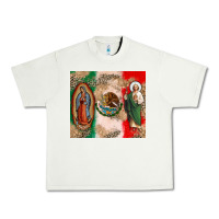 Pistachio Virgin Mary and San Judas Urban Heavy Tee - CTS Tumbler Store
