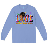 Colony Blue love autism awareness Long Sleeve Tee - JahusDesignShop