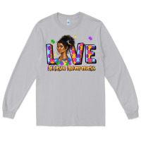 Moon Dust love autism awareness Long Sleeve Tee - JahusDesignShop