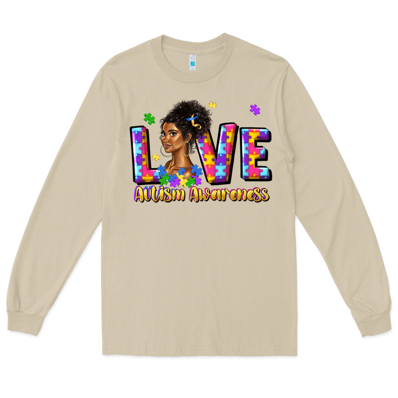 Love Autism Awareness Long Sleeve Tee by JahusDesignShop | Teevron
