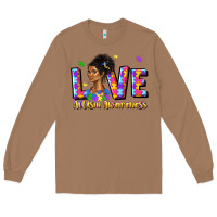 Toasted Coconut love autism awareness Long Sleeve Tee - JahusDesignShop