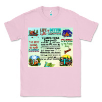 Bubblegum Pink life is better by the campfire Classic Tee - JahusDesignShop