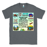 Charcoal Heather life is better by the campfire Classic Tee - JahusDesignShop