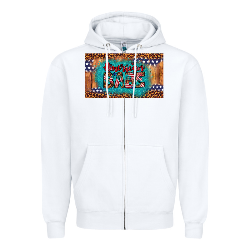 American Babe Zipper Hoodie by Artiststas | Teevron