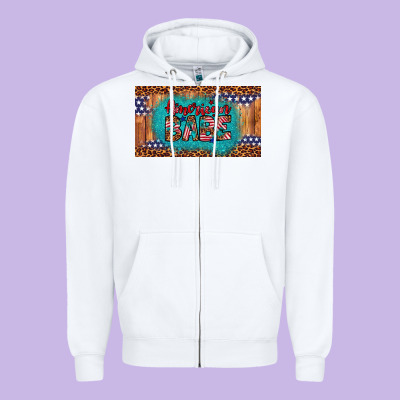 American Babe Zipper Hoodie Designed By Artiststas