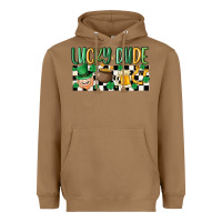 Toasted Coconut lucky dude Heavyweight Hoodie - MaliasSmallBusiness