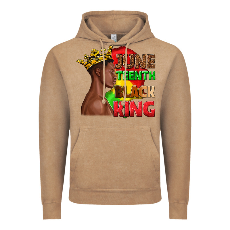 Juneteenth Black King Vintage Hoodie by texasbilliewilder | Teevron