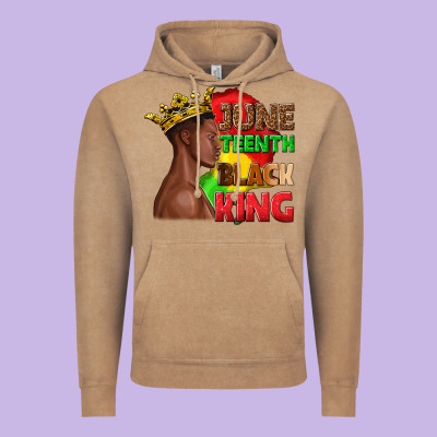 Vintage Hoodie juneteenth black king