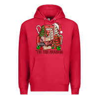 Cardinal Tis The Season Christmas Cakes Truck Premium Hoodie - BundleAndBundleShop