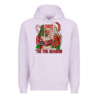 Lilac Tis The Season Christmas Cakes Truck Premium Hoodie - BundleAndBundleShop