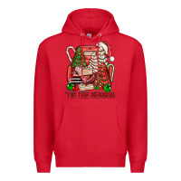 Red Tis The Season Christmas Cakes Truck Premium Hoodie - BundleAndBundleShop