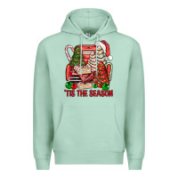 Seafoam Tis The Season Christmas Cakes Truck Premium Hoodie - BundleAndBundleShop
