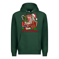 Sports Green Tis The Season Christmas Cakes Truck Premium Hoodie - BundleAndBundleShop