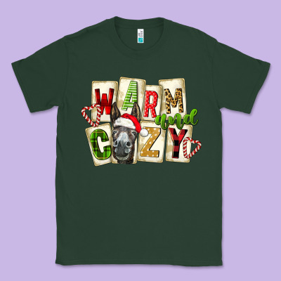 Warm And Cozy Donkey Classic Tee Designed By Fadigitalartstudio