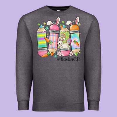 Teaching My Favorite Peeps Premium Sweatshirt Designed By Maliassmallbusiness