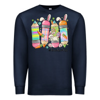 Navy teaching my favorite peeps Premium Sweatshirt - MaliasSmallBusiness
