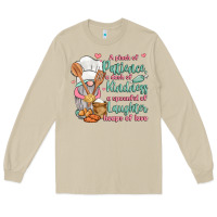 Mushroom a pinch of patience a dash of kindness a spoonful Long Sleeve Tee - JahusDesignShop