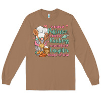Toasted Coconut a pinch of patience a dash of kindness a spoonful Long Sleeve Tee - JahusDesignShop