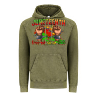 Vintage Olive juneteenth free ish since 1865 Vintage Hoodie - texasbilliewilder