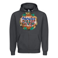 Smoke american babe Zipper Hoodie - Artiststas