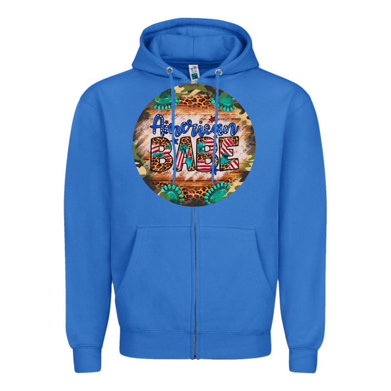 American Babe Zipper Hoodie by Artiststas | Teevron
