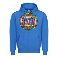 True Royal american babe Zipper Hoodie - Artiststas