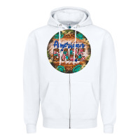 White american babe Zipper Hoodie - Artiststas