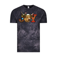 Cloud Black christmas joy cow Vintage Tee - RanaPortraitStore