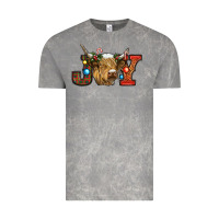 Cloud Rock christmas joy cow Vintage Tee - RanaPortraitStore