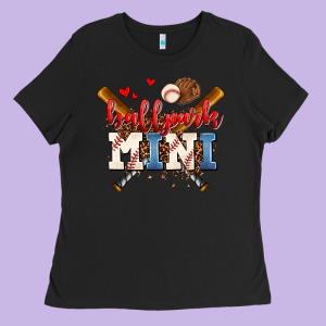Ballpark Mini Ladies Tee Designed By Adodesignshop