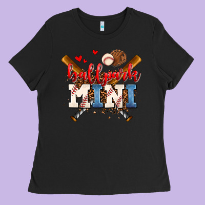 Ballpark Mini Ladies Tee Designed By Adodesignshop