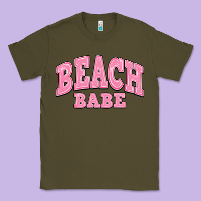 Beach Babe Classic Tee Designed By Jahusdesignshop