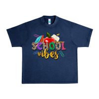 Navy school vibes Urban Heavy Tee - Zillion Design Studio