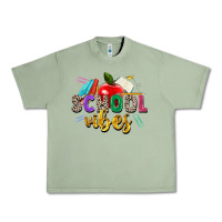 Oil Green school vibes Urban Heavy Tee - Zillion Design Studio