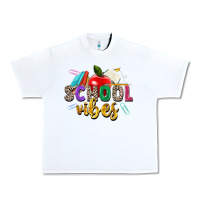 White school vibes Urban Heavy Tee - Zillion Design Studio