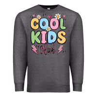 Charcoal Heather cool kids club Premium Sweatshirt - MaliasSmallBusiness
